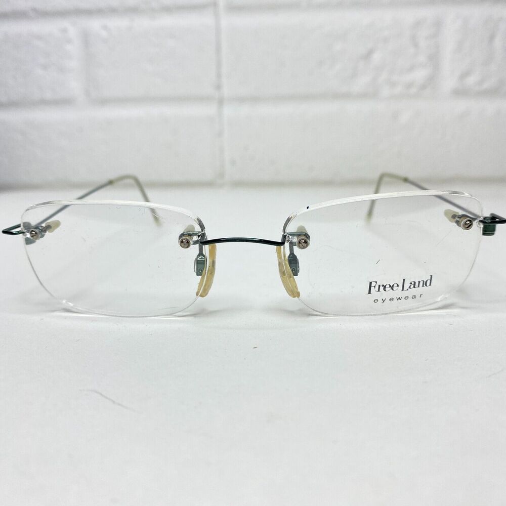 Freeland True Vintage 1980er Rimless Round Super Classic Design 49-18 H2653